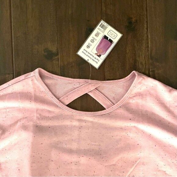 RBX Speckle French Terry Top with Keyhole Back XXL NWT - Picture 8 of 8